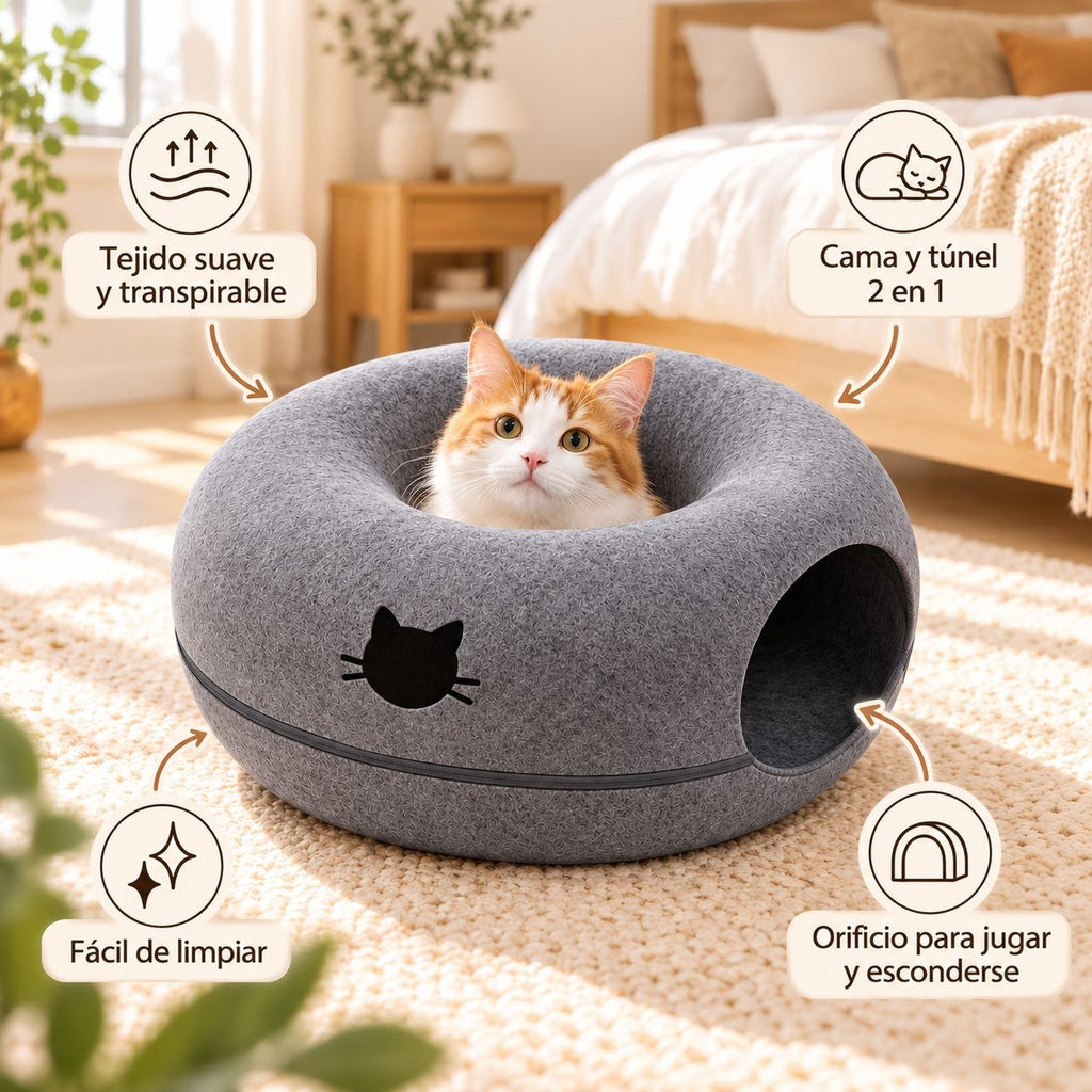 Detalles de la cama túnel donut 2 en 1