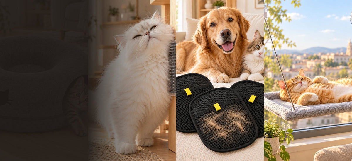 Perros y gatos felices con productos LaMiauu